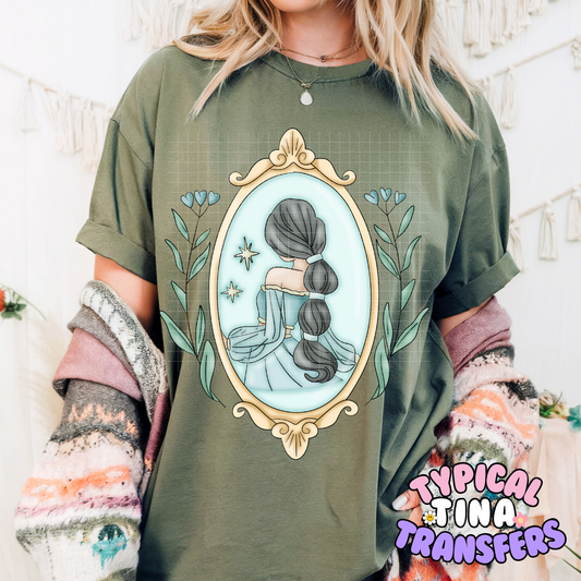 Princess Mirror Jas | DTF Screen Print | POD