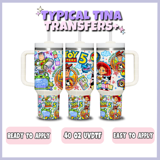 toy 5 | 40oz UVDTF Wrap | POD