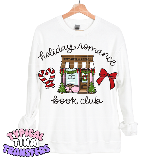 Holiday romance book club | DTF Screen Print | POD
