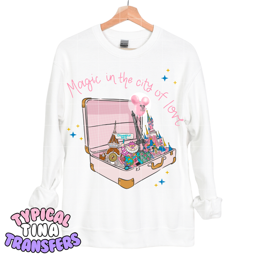 Paris - magic in the city of love | DTF Transfers | POD