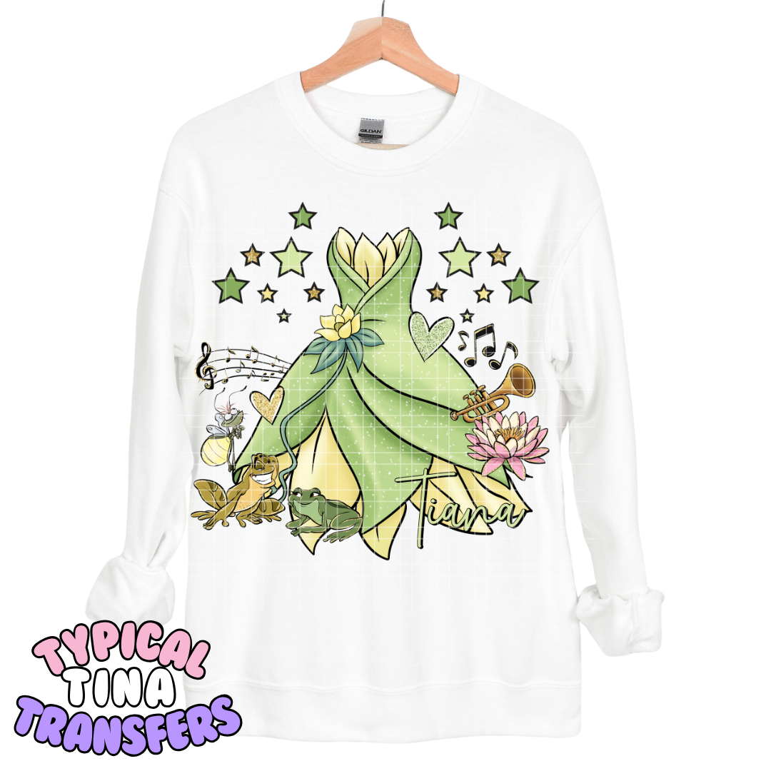 Princess Short Dresses | DTF Transfers | POD