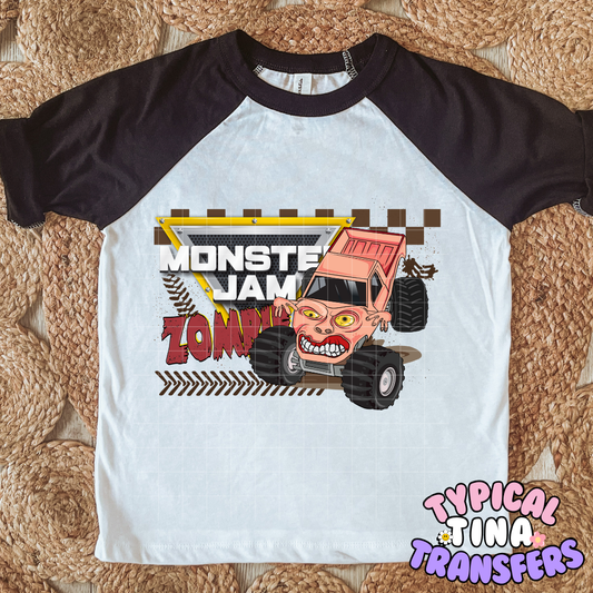 Monster Trucks #10 | DTF Screen Print | POD