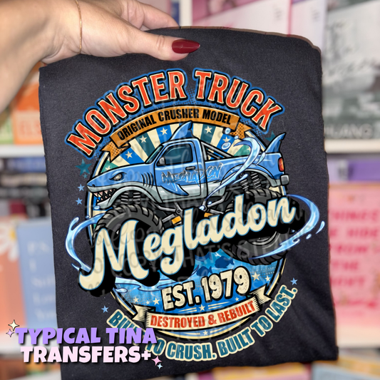 Shark Truck | DTF Transfers | POD