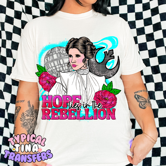 Hope is in the rebellion | DTF Transfer | POD