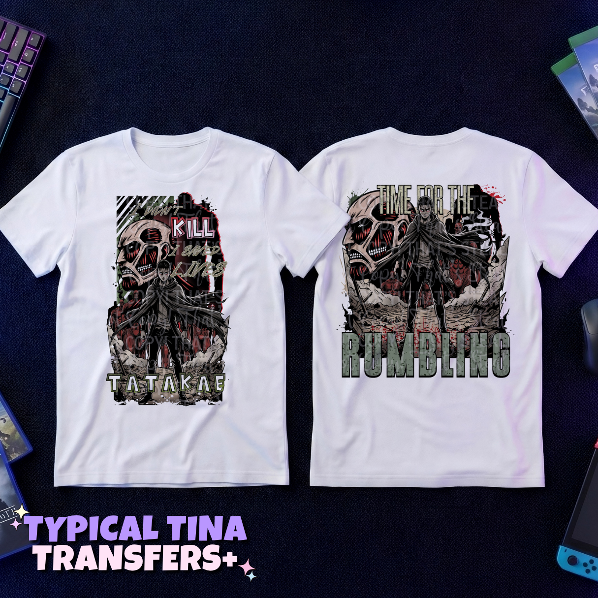 rumbling | DTF Transfers | POD
