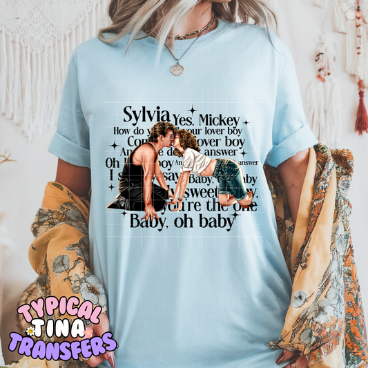 Baby oh Baby (black letters) | DTF Screen Print | POD