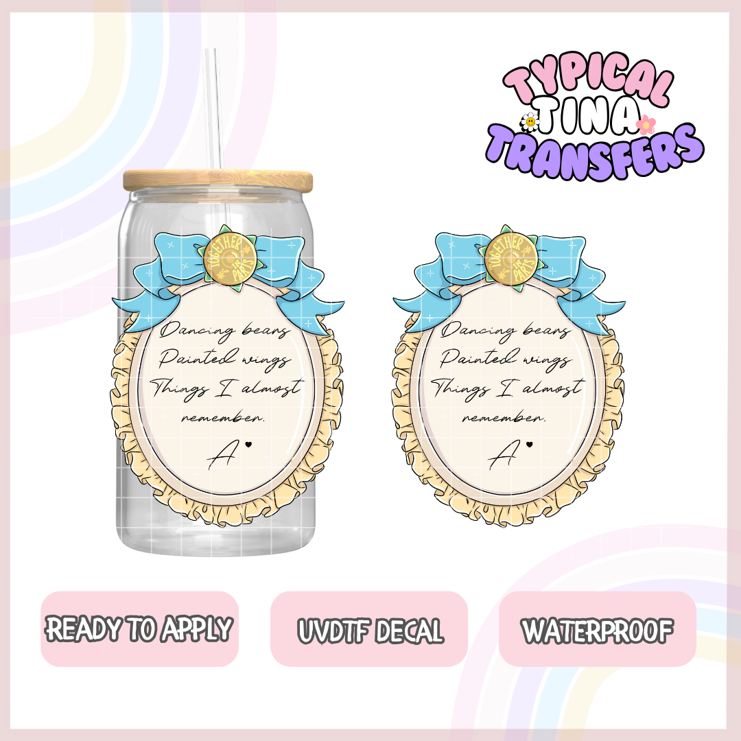 UVDTF Decal | 3"-4" decals | POD - Princess quotes choose design