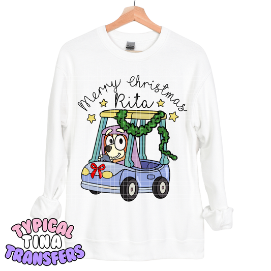 Merry Christmas Rita | DTF Transfers | POD