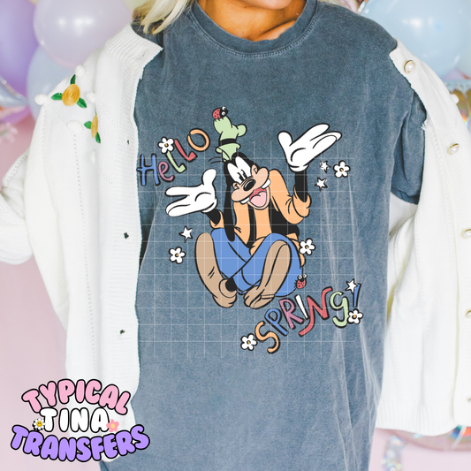 Hello Spring Goof | DTF Screen Print | POD