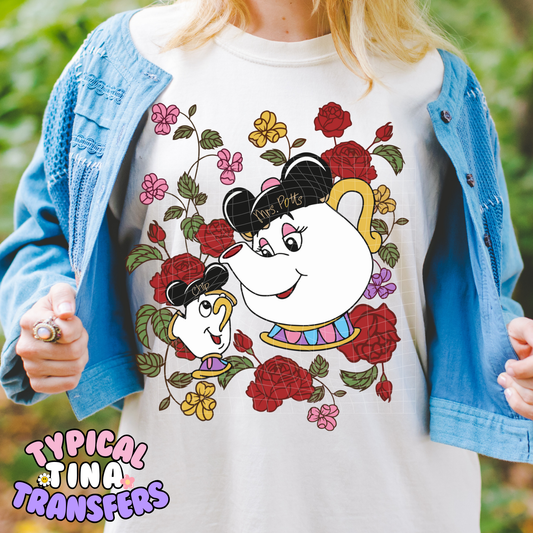 Ms Pot and Cup | DTF Screen Print | POD