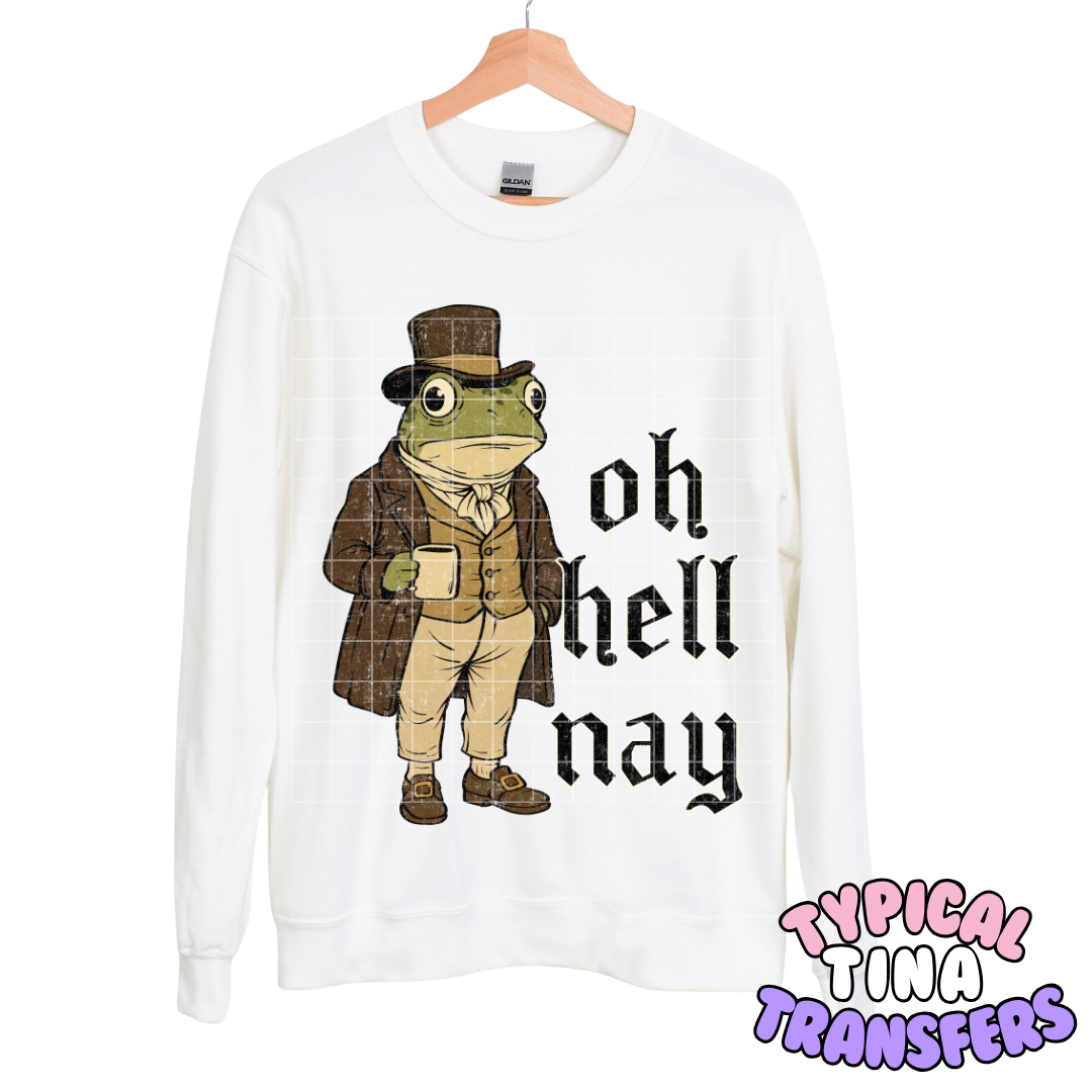 Frog - Oh hell nay | DTF Transfers | POD