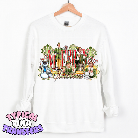 Bud - Merry Christmas | DTF Transfer | POD