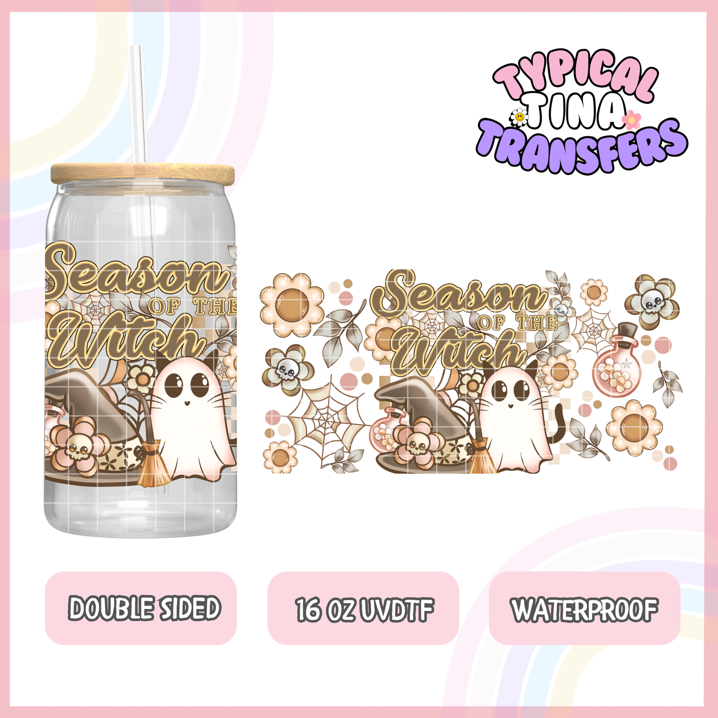 UVDTF #1415 | 16oz UVDTF Wrap | POD