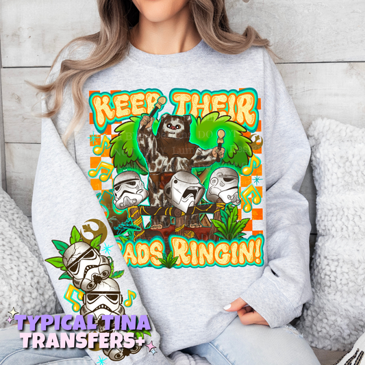 keep their heads ringing | DTF Transfers | POD