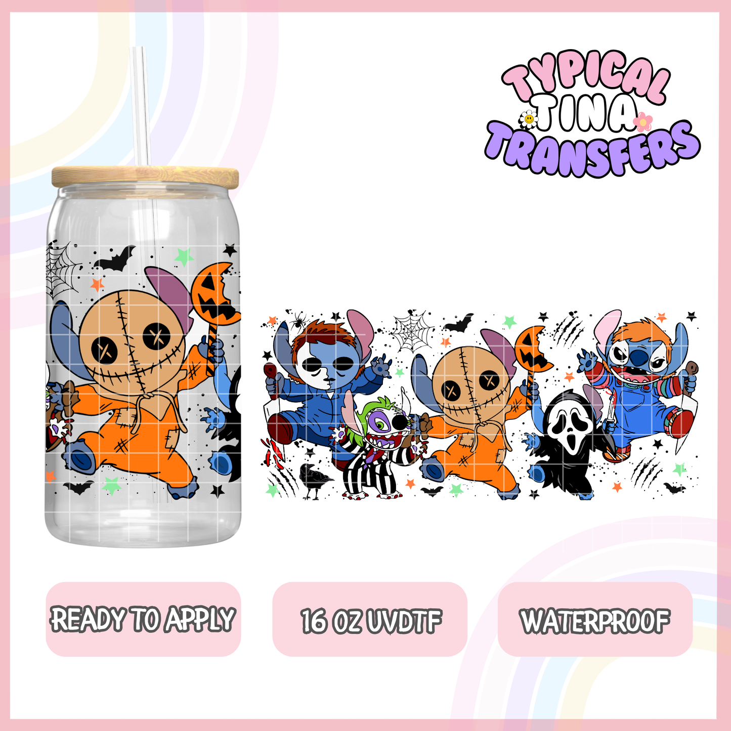 UVDTF #1480 | 16oz UVDTF Wrap | POD