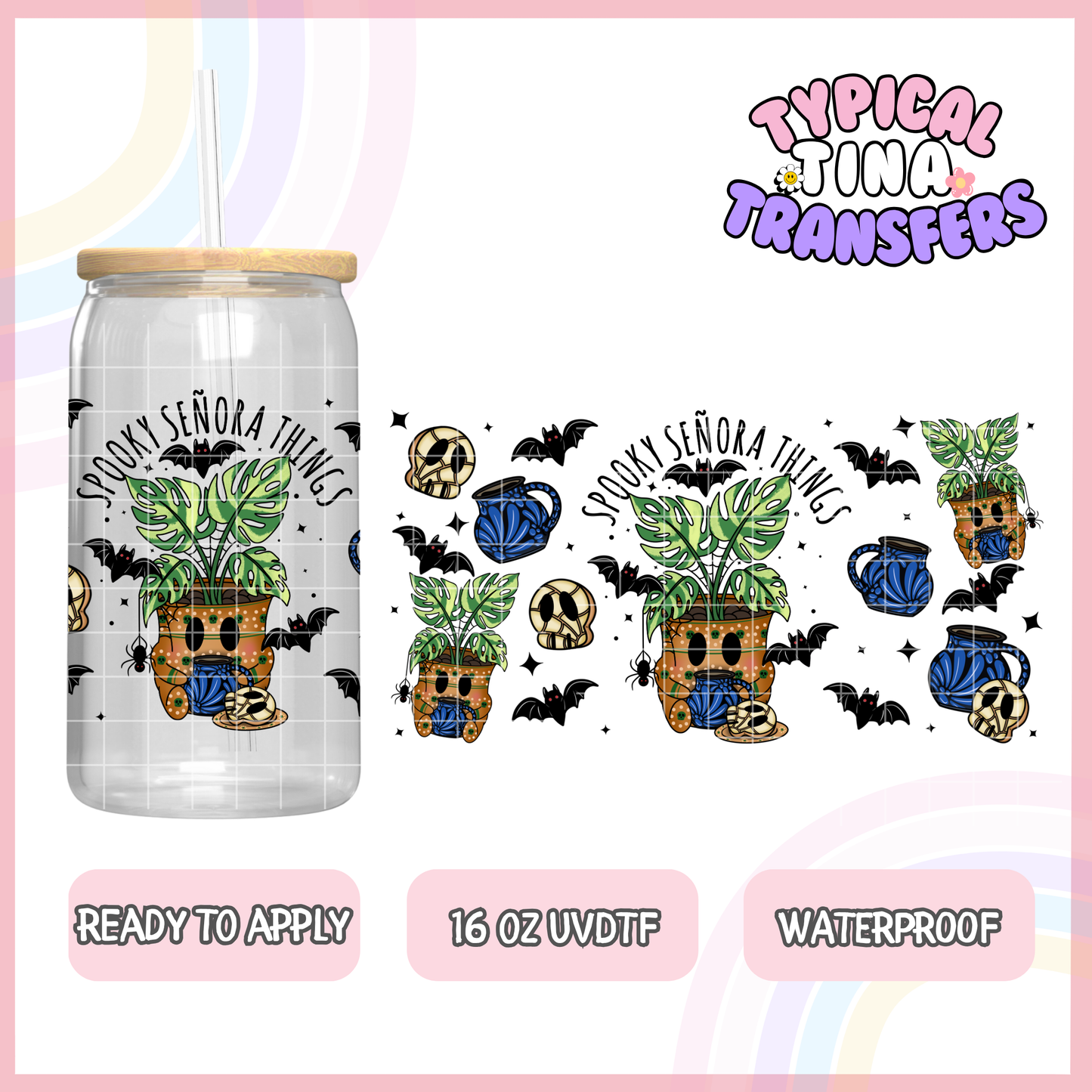 UVDTF #1499 | 16oz UVDTF Wrap | POD