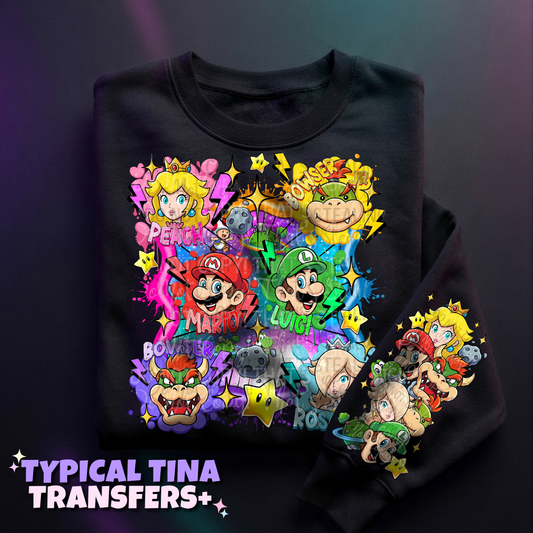 Video Game Characters | DTF Transfers | POD