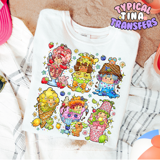 Ice Cream Straw | DTF Transfer | POD