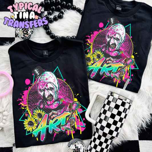 Bold Clown Art | DTF Transfer | POD