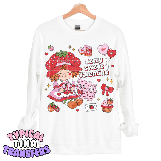 Berry sweet valentine - strawberry | DTF Transfers | POD