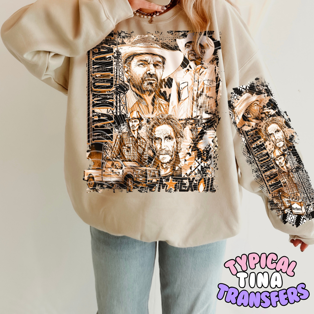 Land Man oil | DTF Transfers | POD