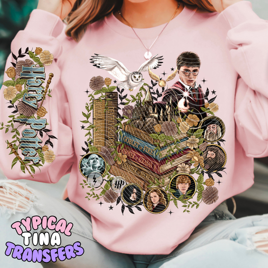 Wizard - Movie Books | DTF Transfers | POD