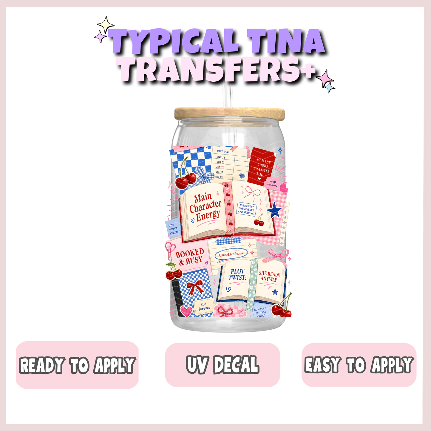 Main character energy collage | UV decals | POD