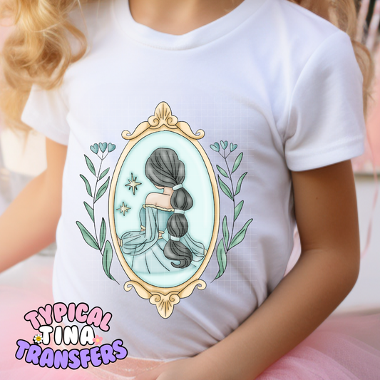 Princess Mirror Jas | DTF Screen Print | POD