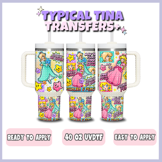 Stars shine bright (Princess P) | 40oz UVDTF Wrap | POD
