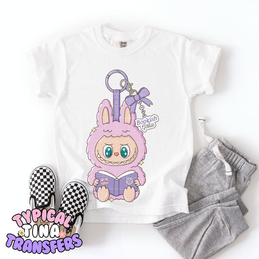 La bo Pink Purple Keychain | DTF Transfer | POD