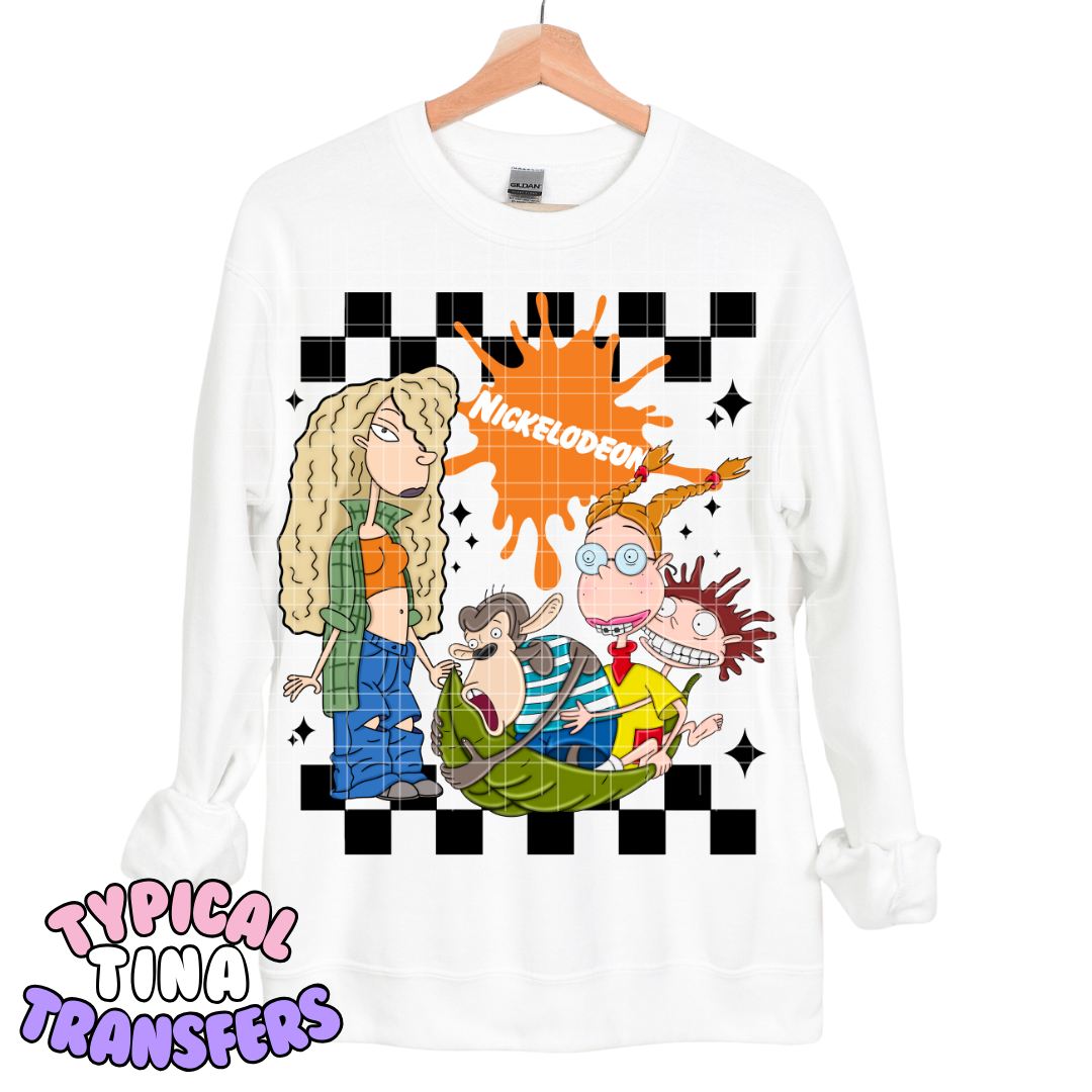 Nick Channel Cartoon | DTF Transfers | POD