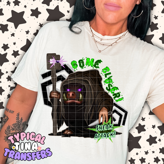 Sneak Attack | DTF Transfer | POD