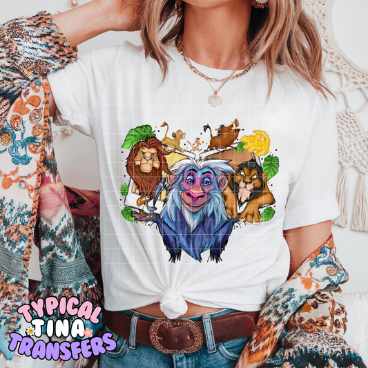 King of the Jungle | DTF Screen Print | POD