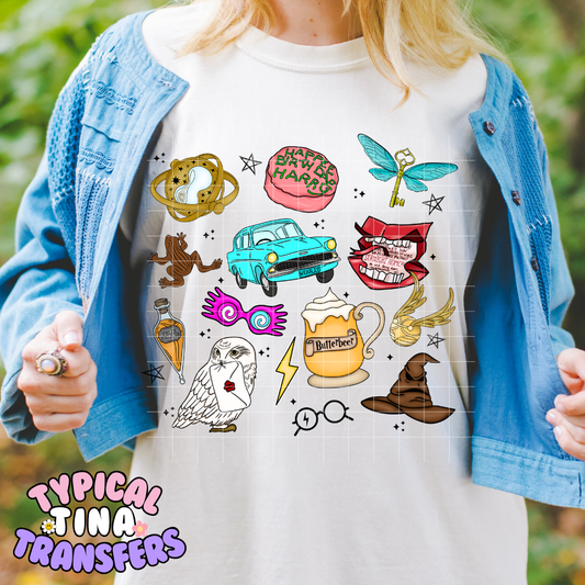 Wizardly Mural | DTF Transfer | POD