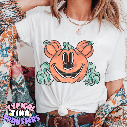 Magical Pumpkins on vine | DTF Transfer | POD