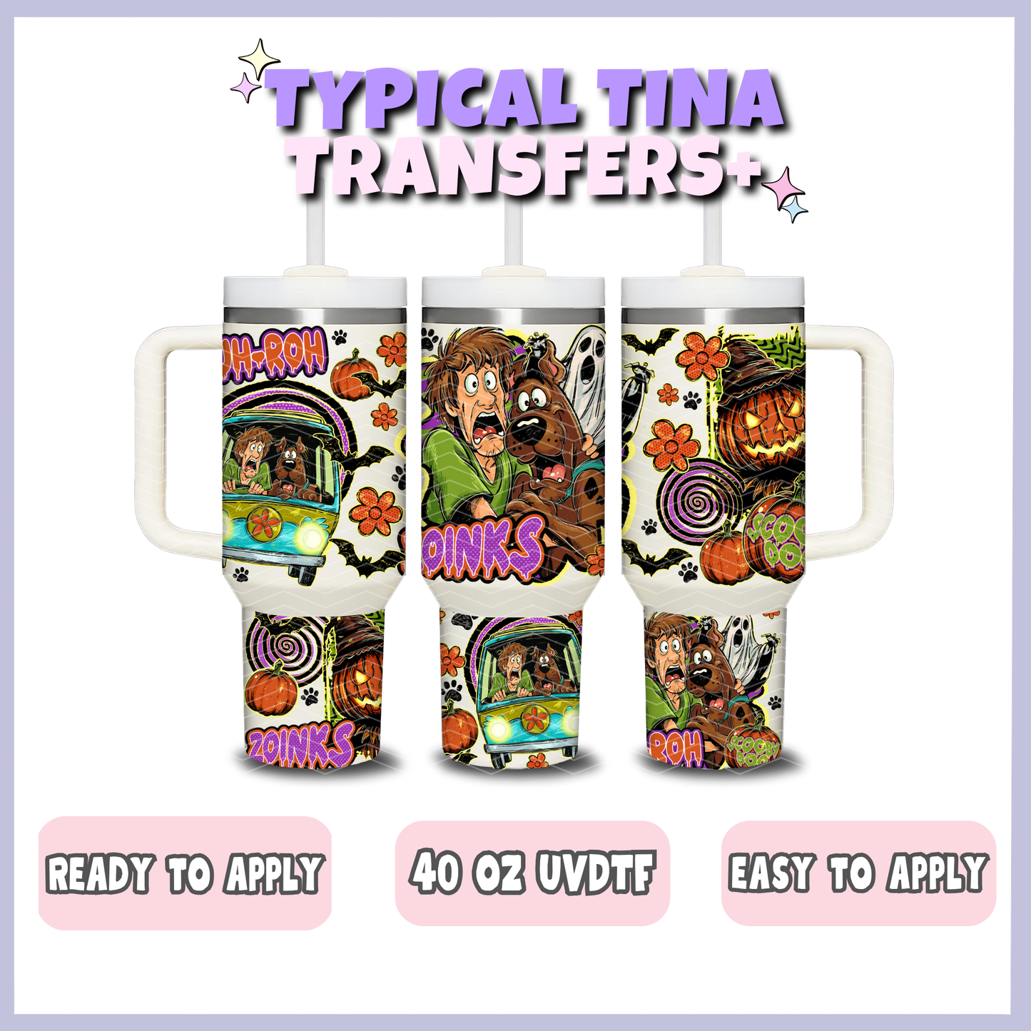 Scoo - b halloween | 40oz UVDTF Wrap | POD