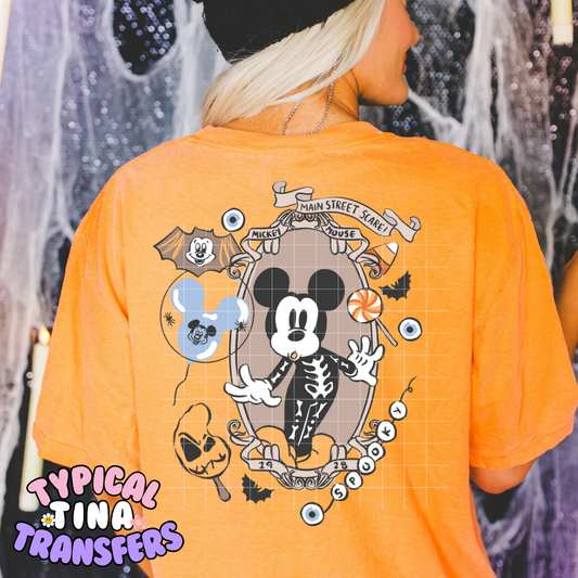Halloween Mouse Frame | DTF Transfer | POD