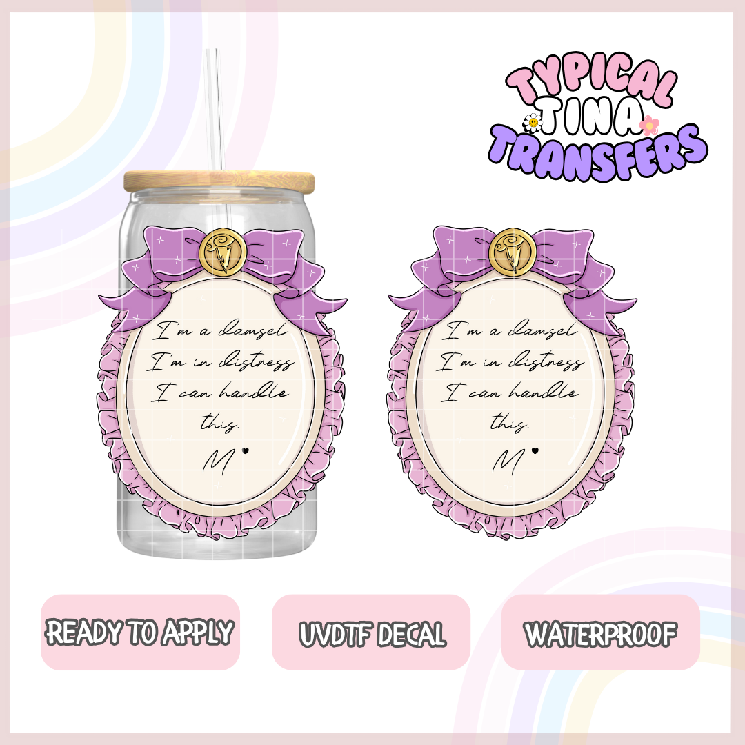 UVDTF Decal | 3"-4" decals | POD - Princess quotes choose design