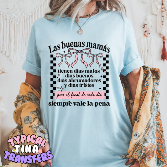 Las Buenas mamas | DTF Screen Print | POD