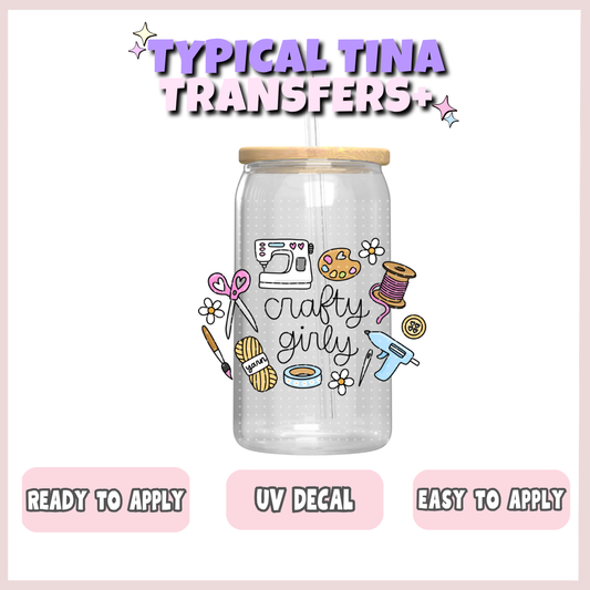 Crafty girly | UV decals | POD