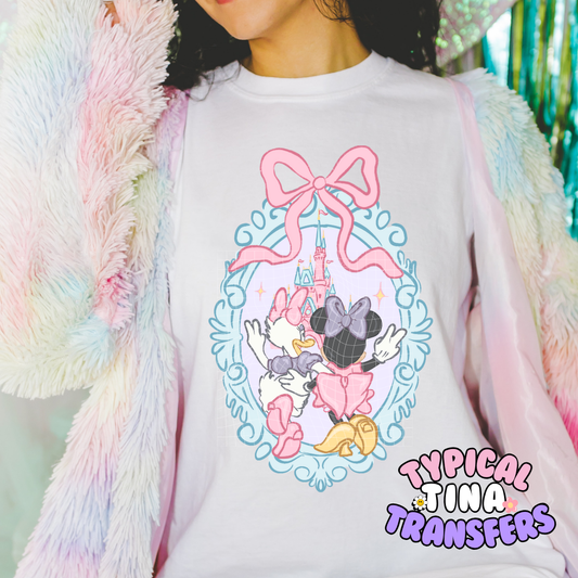 BFF blue frames | DTF Screen Print | POD