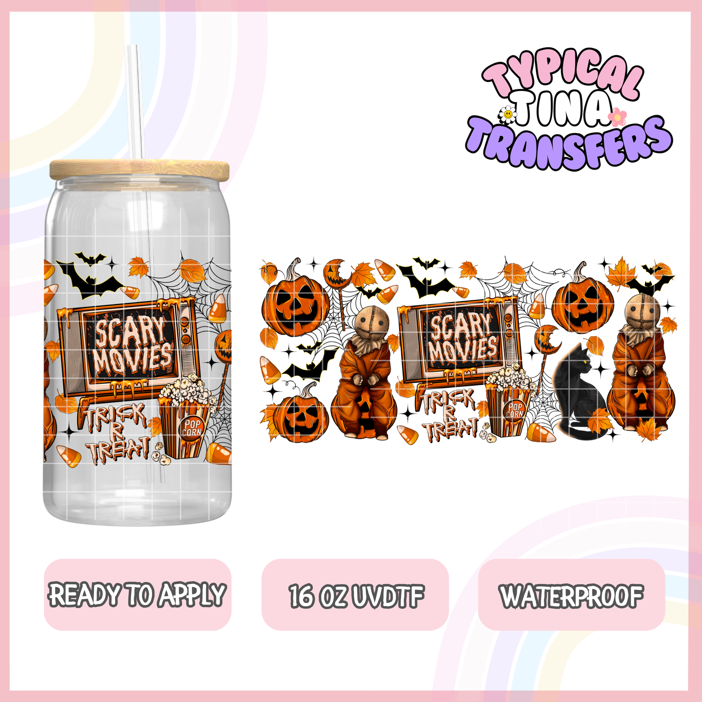UVDTF #1518 | 16oz UVDTF Wrap | POD