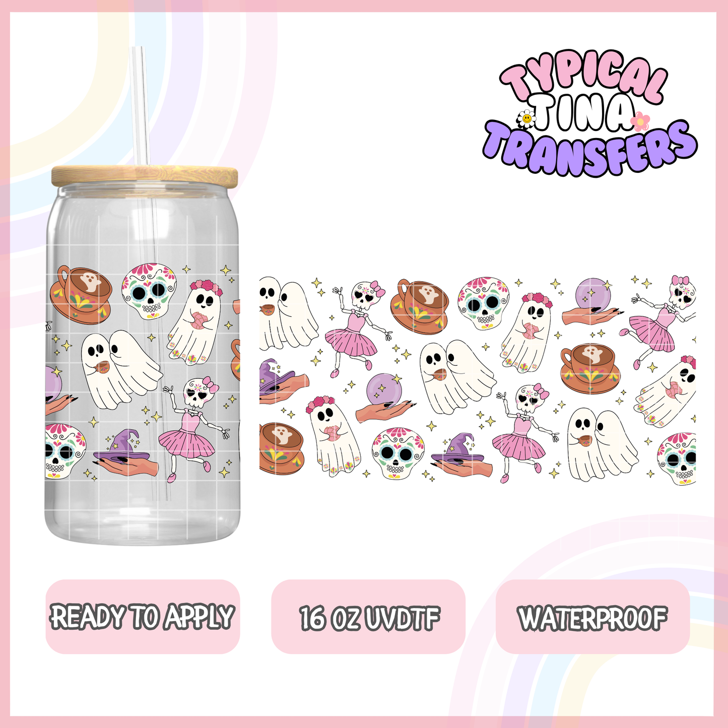 UVDTF #1520| 16oz UVDTF Wrap | POD