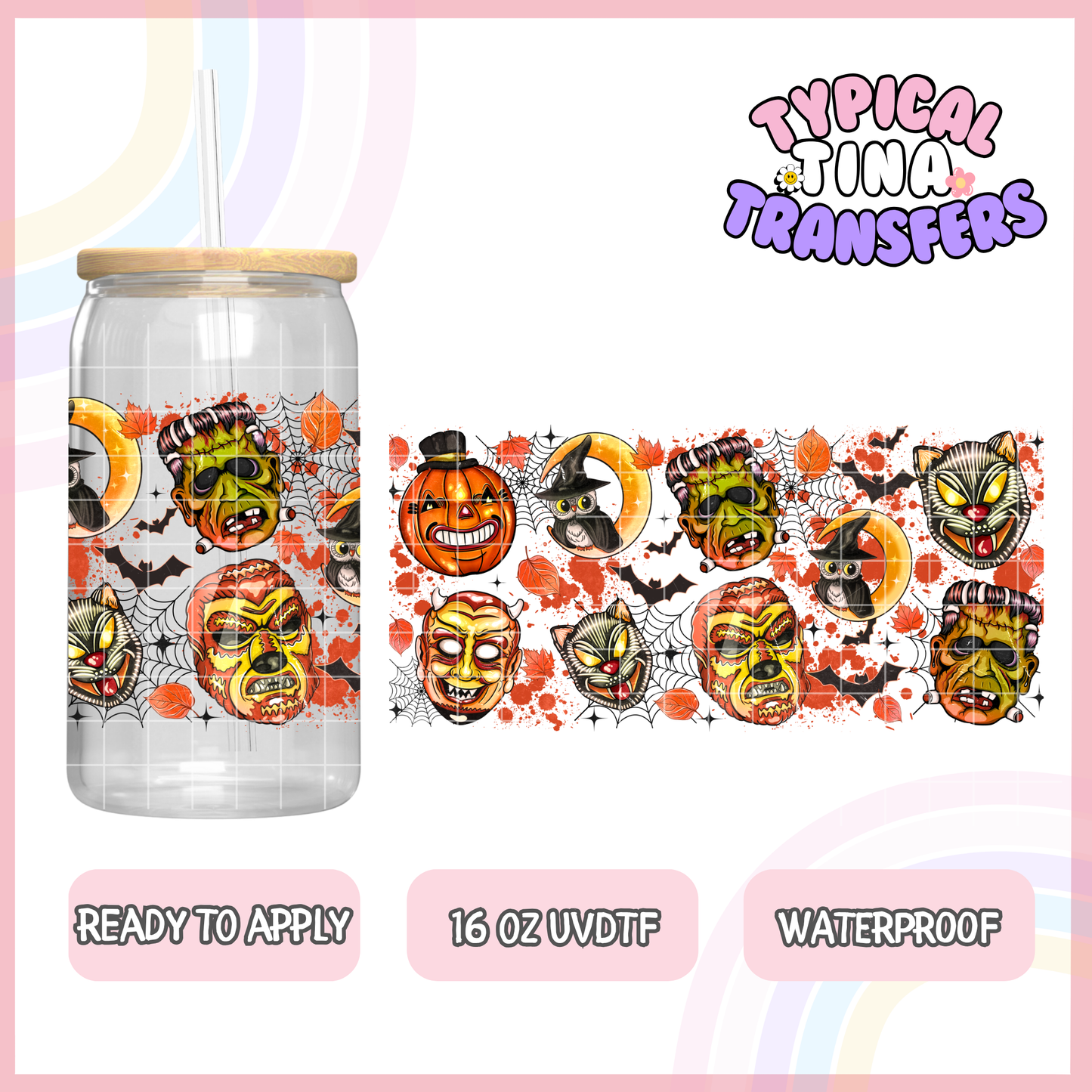 UVDTF #1545 | 16oz UVDTF Wrap | POD
