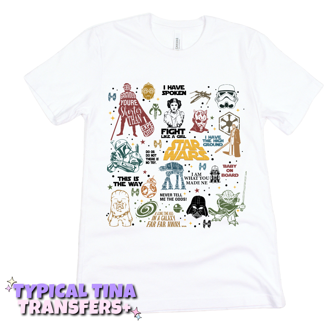 SW force mural | DTF Transfers | POD