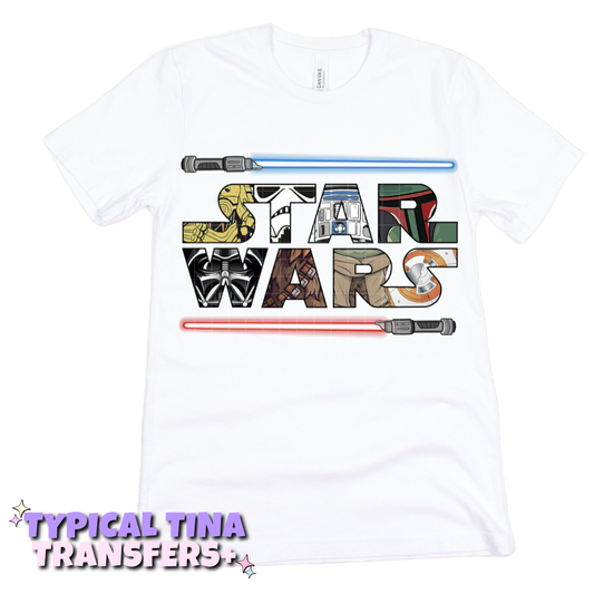 SW Sabers | DTF Transfers | POD