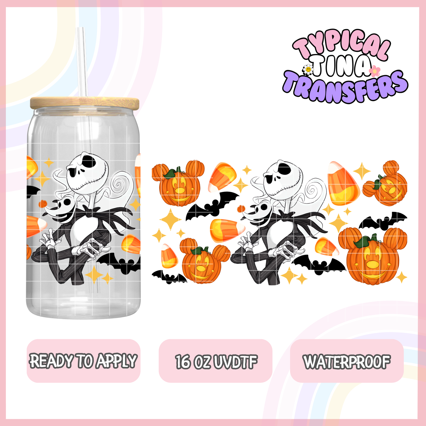 UVDTF #1575 | 16oz UVDTF Wrap | POD