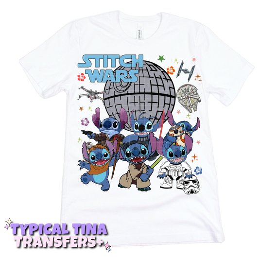 Blue Alien Wars | DTF Transfers | POD