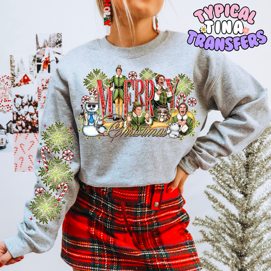 Bud Elf Merry | DTF Transfer | POD