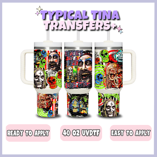 House of 1000 | 40oz UVDTF Wrap | POD
